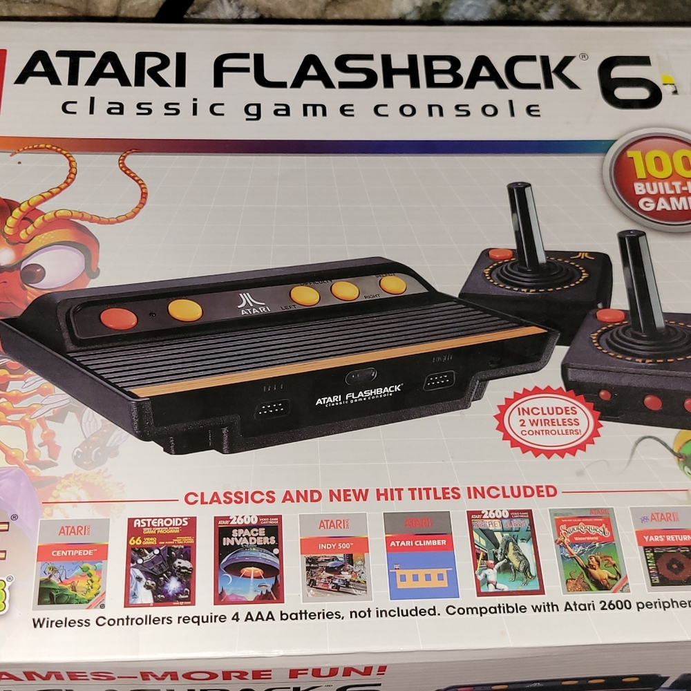 Atari flashback 6 classic game consoles with 100 games